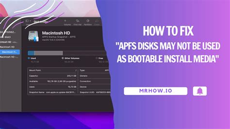 Last Updated: February 15, 2022. . Apfs disks may not be used as bootable install media an error occurred erasing the disk